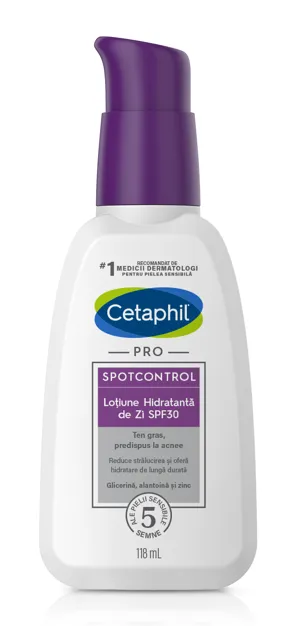 Lotiune hidratanta cu SPF 30 SpotControl PRO, 120 ml, Cetaphil
