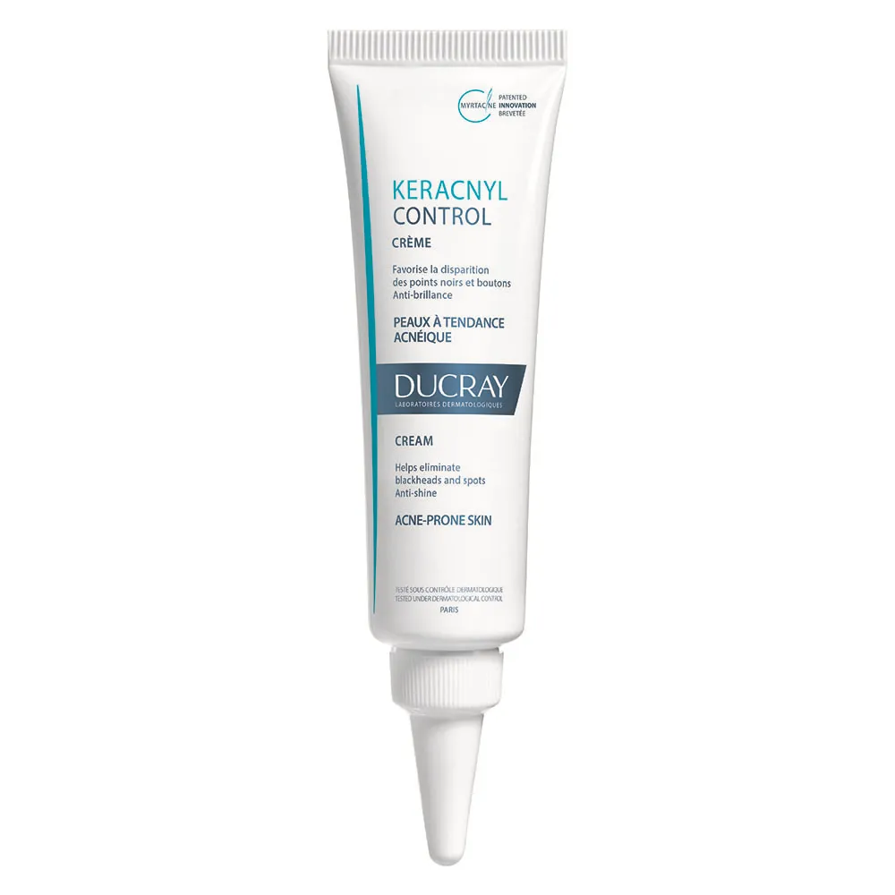 DUCRAY Crema calmanta anti-imperfectiuni pentru tenul cu tendinta acneica Keracnyl Control, 30 ml