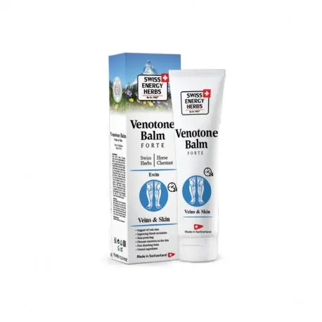 Swiss Energy Venotone Balm, Balsam cu Escina pentru Picioare Obosite si Varice, 40ml