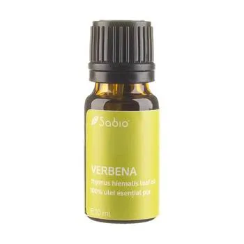 Ulei esential pur de verbena, 10ml, Sabio