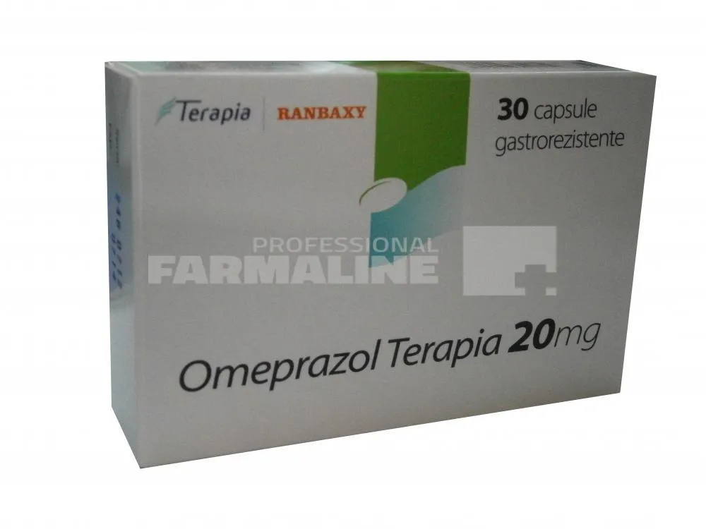 OMEPRAZOL TERAPIA 20 mg x 30 CAPS. GASTROREZ. 20mg TERAPIA SA