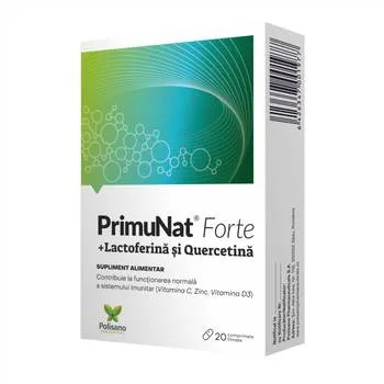 Primunat Forte + Lactiferina si Quercetina, 20 comprimate, Polisano