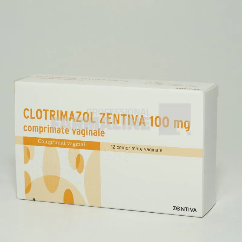 Clotrimazol 100 mg 12 comprimate vaginale