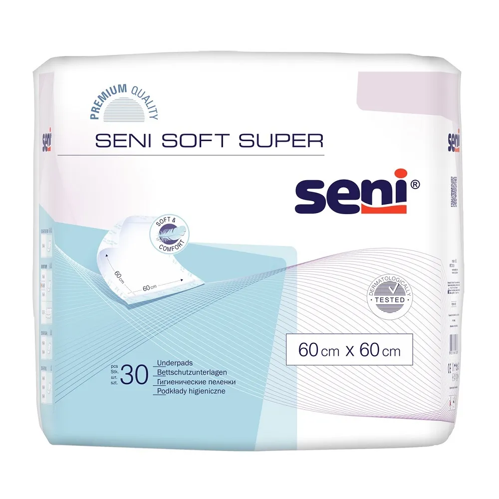 Seni Soft Paturica Bed Pads 60x60cm x 30 bucati