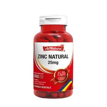 Zinc Natural, 30 capsule, AdNatura