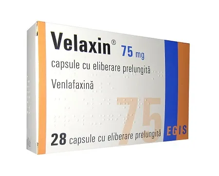 VELAXIN 75 mg x 28 CAPS. ELIB. PREL. 75mg EGIS PHARMACEUTICALS