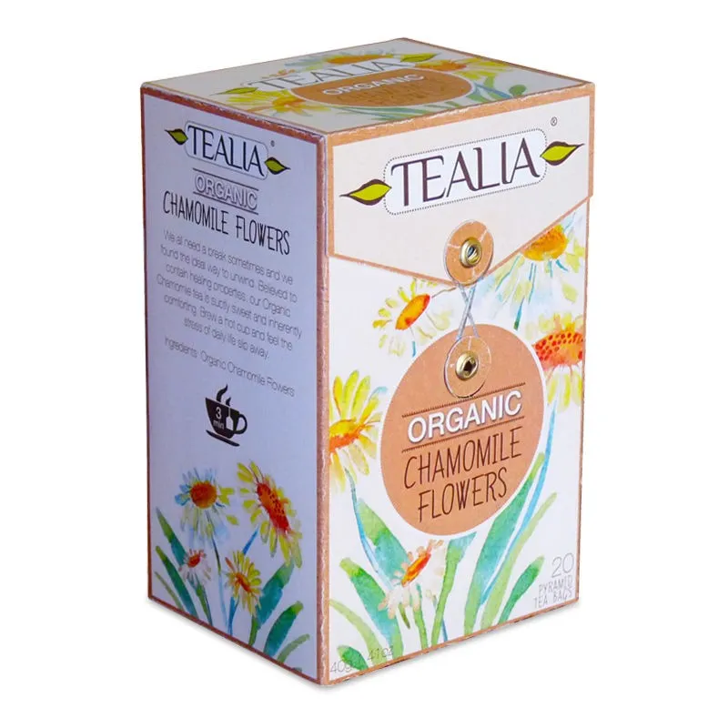 Secom Tealia Organic Chamomile Ceai 20plicuri