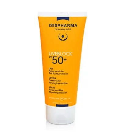 Lotiune protectie solara hidratanta UVEBLOCK 50+, 100 ml, Isis Pharma