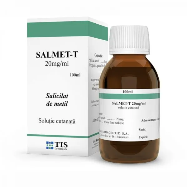 Salmet-T soluție cutanată, 100 ml, Tis Farmaceutic