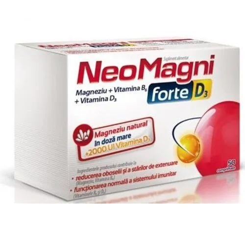 NEOMAGNI FORTE + D3 X 50 COMPRIMATE