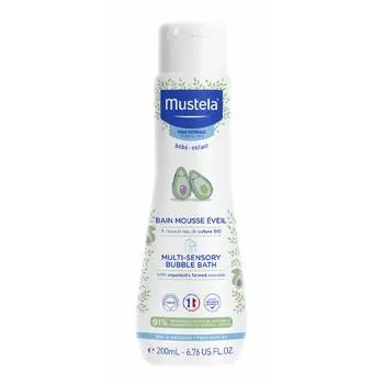 Spuma de baie energizanta multi senzoriala, 200ml, Mustela