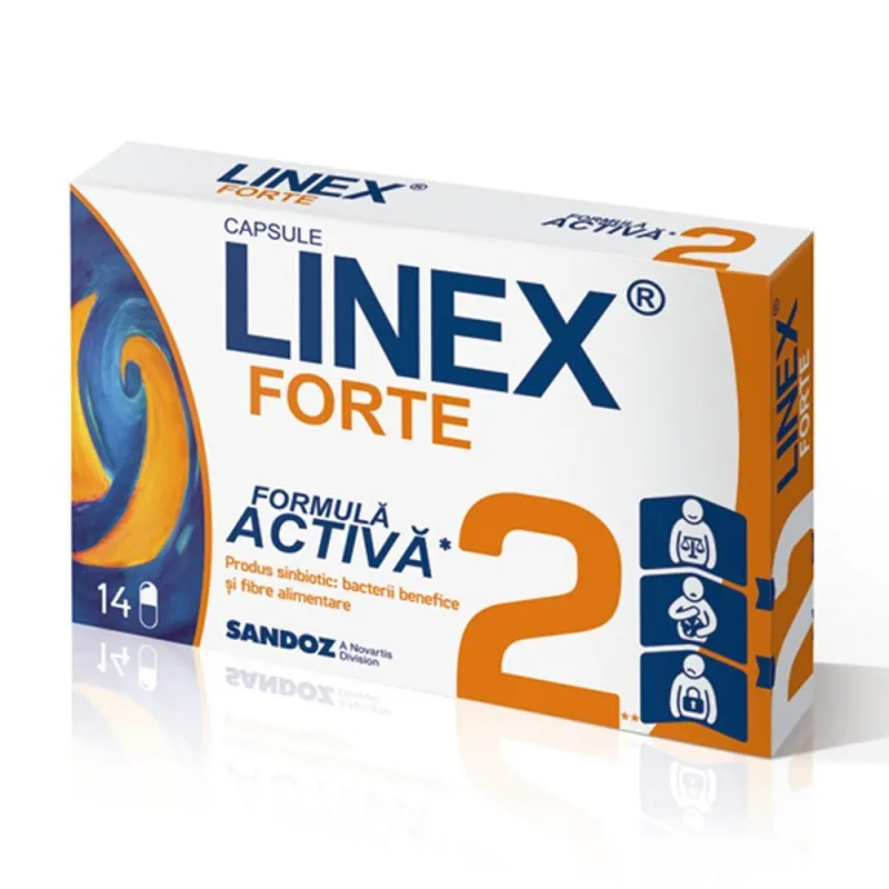 Linex forte 60 mg x 14 capsule (Sandoz)