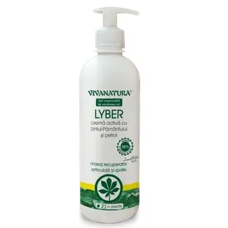 Lyber crema activa cu Untul Pamantului si Petrol, 500 ml, Vivanatura