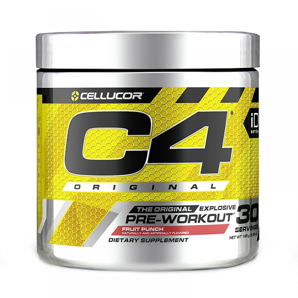 Cellucor C4 Original Formula pre-workout cu aroma de punch de fructe (180 grame), GNC