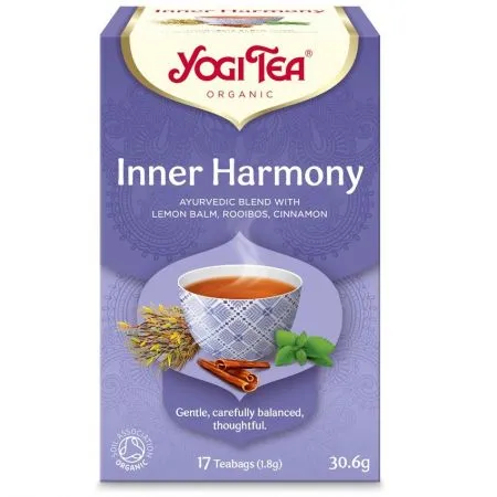 Ceai bio Inner Harmony, 17 plicuri, Yogi Tea