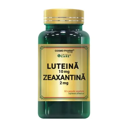 Luteina 10mg Zeaxantina 2mg, 60 capsule, Cosmopharm