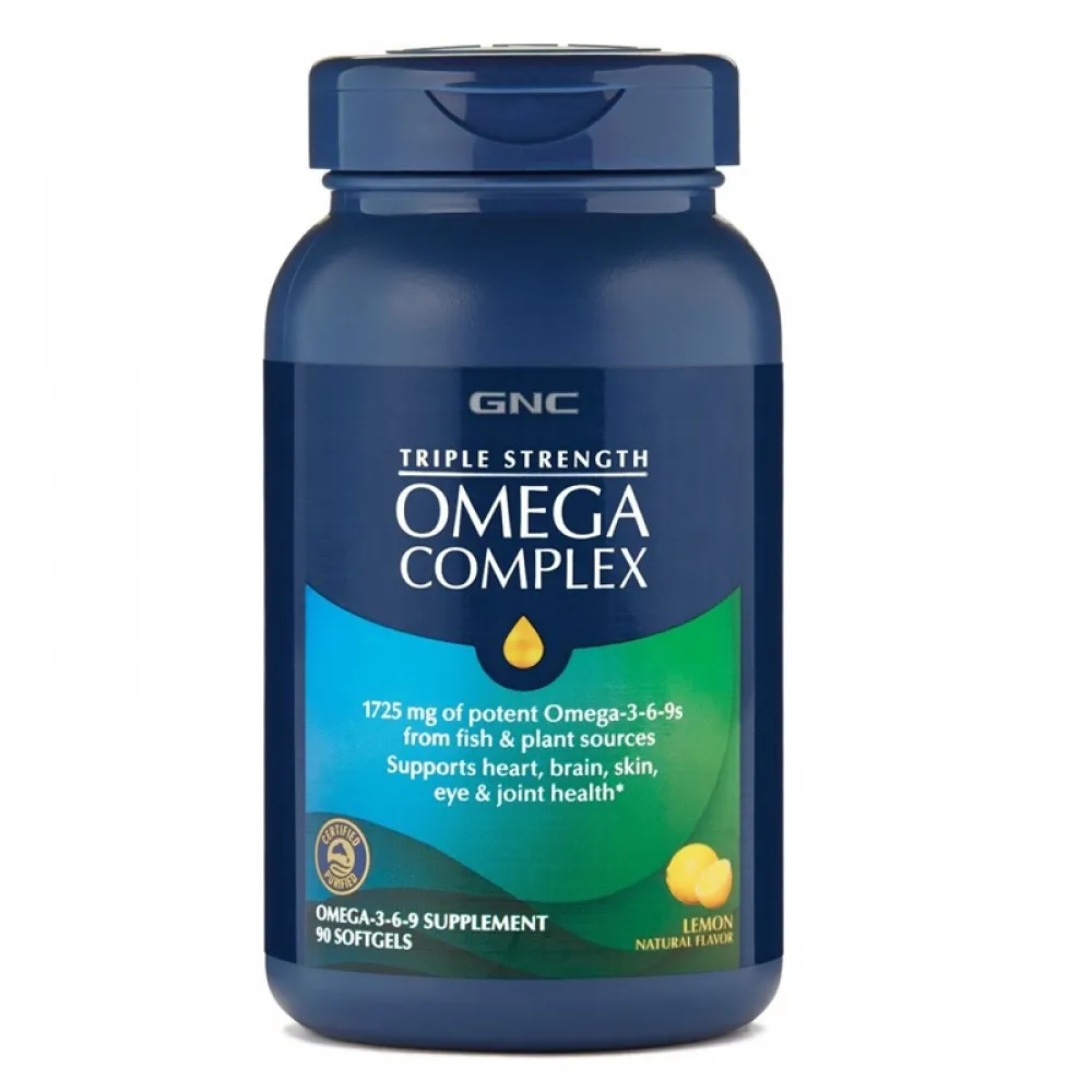 Triple Strength Omega Complex (90 capsule), GNC