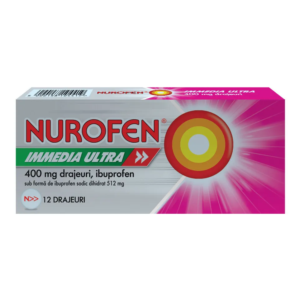 NUROFEN IMMEDIA ULTRA 400MG X 12 DRAJEURI