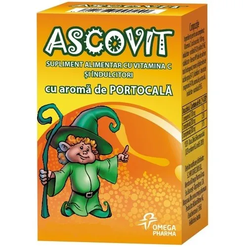 ASCOVIT ORANGE 100MG X 60 COMPRIMATE