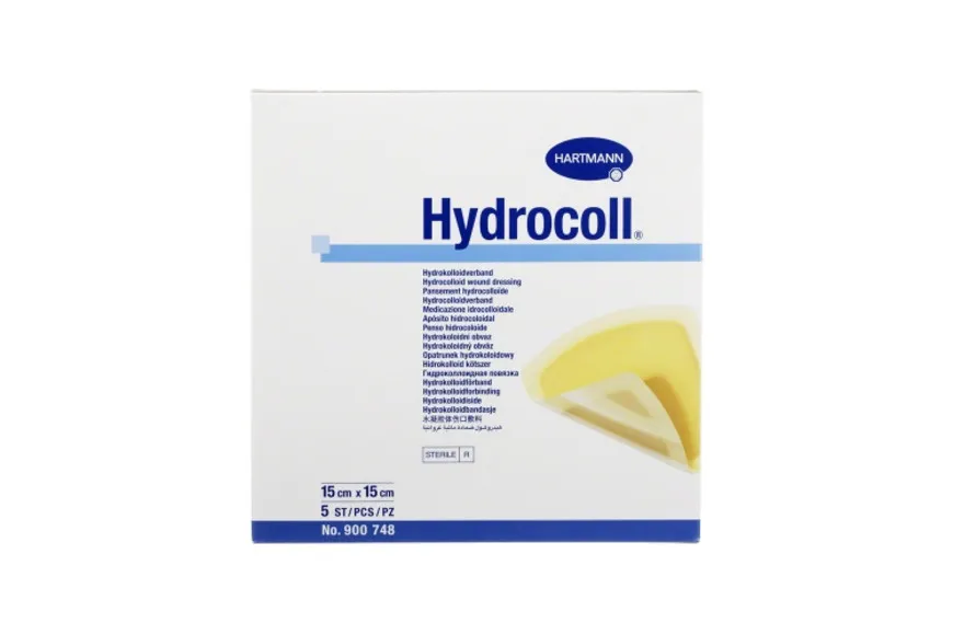 HARTMANN Hydrocoll Pansament hidrocoloidal steril, 15cm x 15cm, 5 bucati