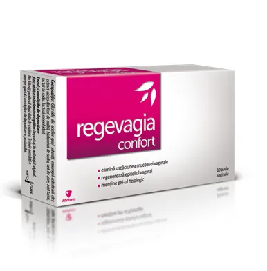 REGEVAGIA confort, 10 ovule vaginale, Aflofarm