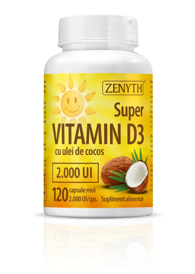 SUPER VITAMINA D3 2000UI 120 CAPSULE ZENYTH