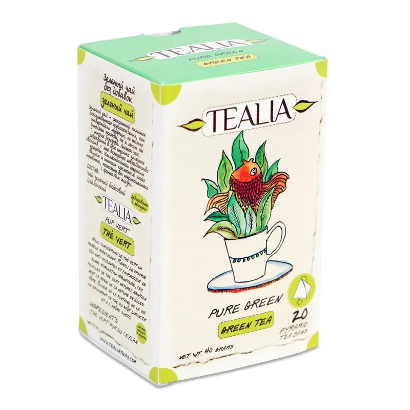Secom Tealia Pure Green Ceai 20plicuri