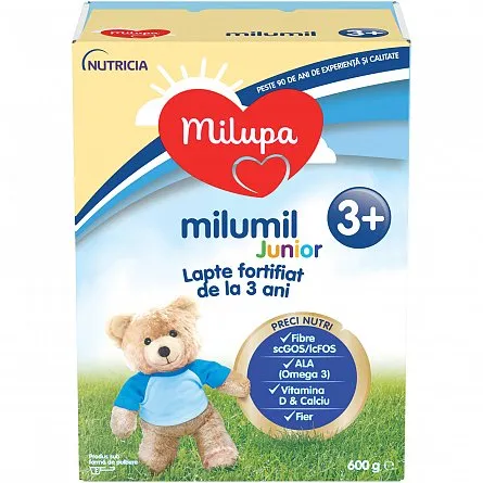 MILUPA Milumil Junior 3+ lapte x 600g