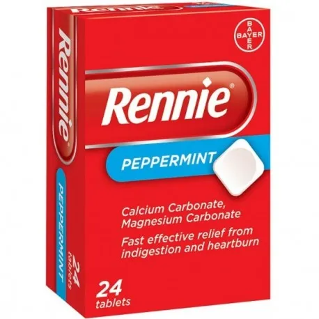 Rennie Pepermint x 24 comprimate masticabile