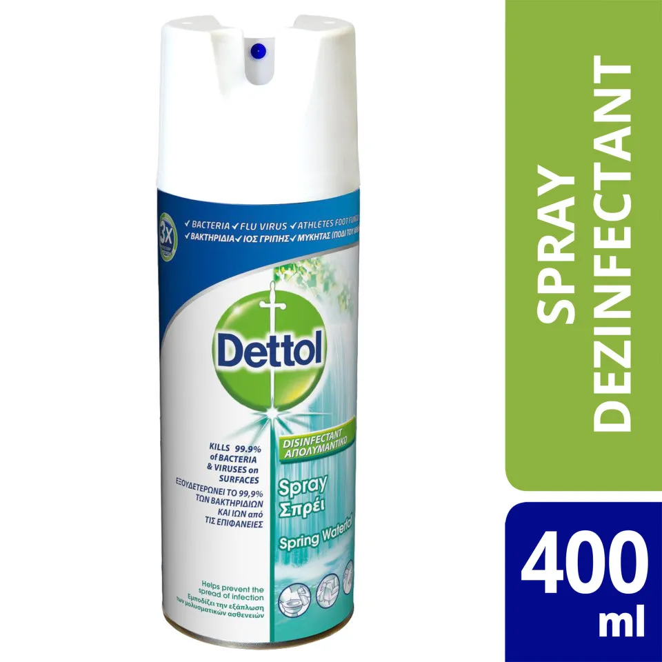 DETTOL SPRAY DEZINFECTANT SPRING WATERFALL 400ML