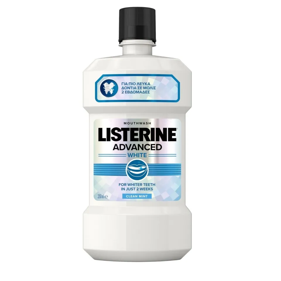 LISTERINE APA DE GURA ADVANCED WHITE 0 SPEARMINT X 250 ML