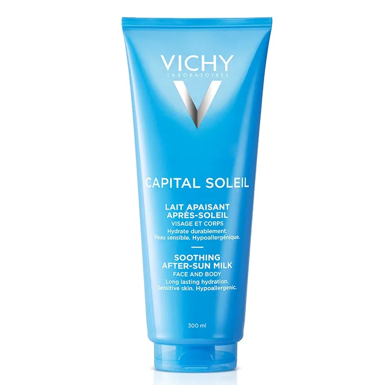 Lapte-gel hidratant dupa plaja Capital Soleil, 300 ml, Vichy