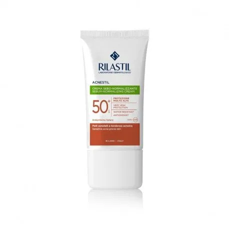 RILASTIL SUN SYSTEM ACNESTIL Crema seboregulatoare cu SPF 50+, 40ml