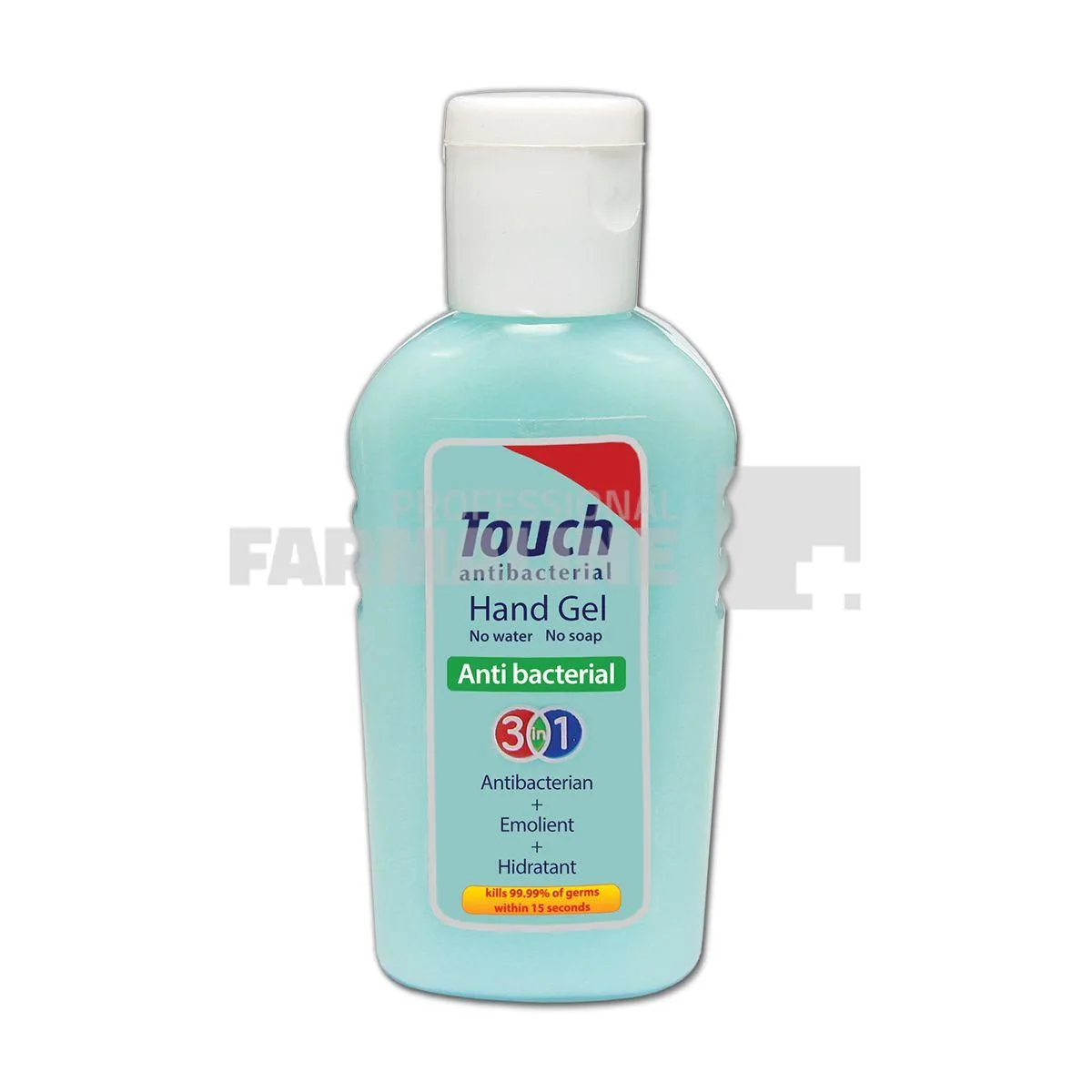 Touch Pachet Gel maini antibacterial 3 in 1 59 ml oferta 1 + 1 gratis