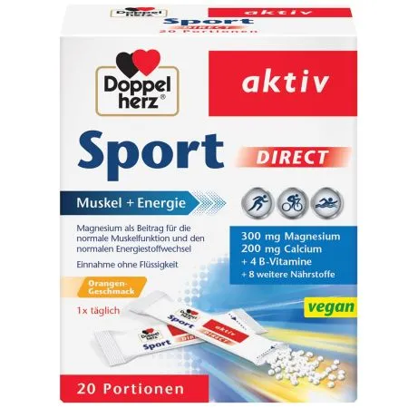 Vitamine si Minerale Sport Direct, 20 plicuri, Doppelherz