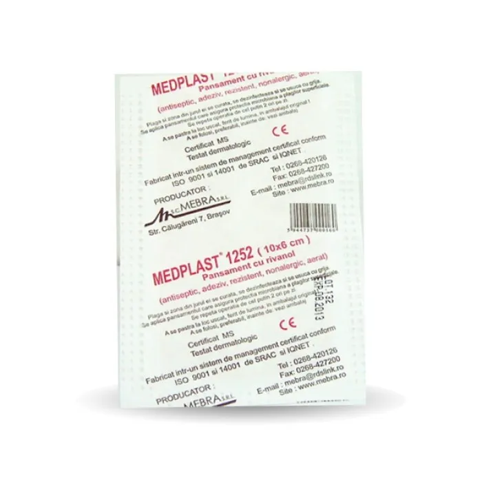 Medplast cu rivanol 10x6 cm