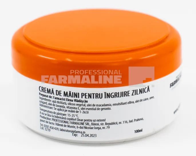 Crema de maini pentru ingrijire zilnica 100 ml