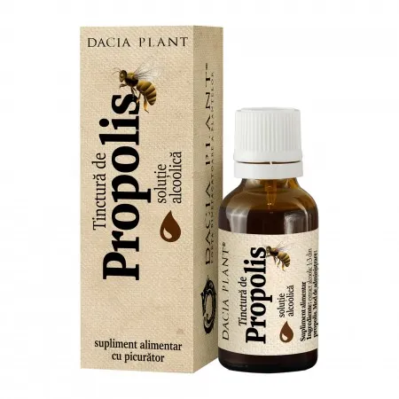 Tinctură de Propolis, 20 ml, Dacia Plant