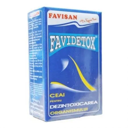 Ceai Favidetox, 20 doze, Favisan