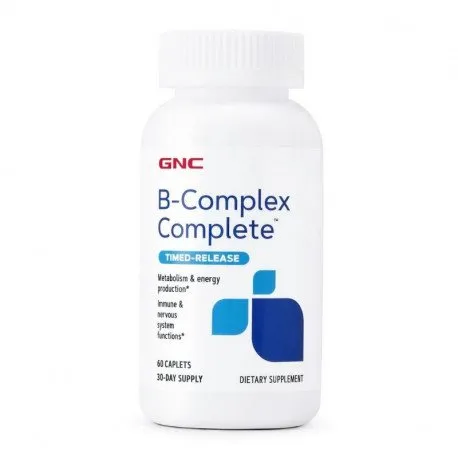 GNC Complex Vitamina B, pentru digestie, 60 tablete