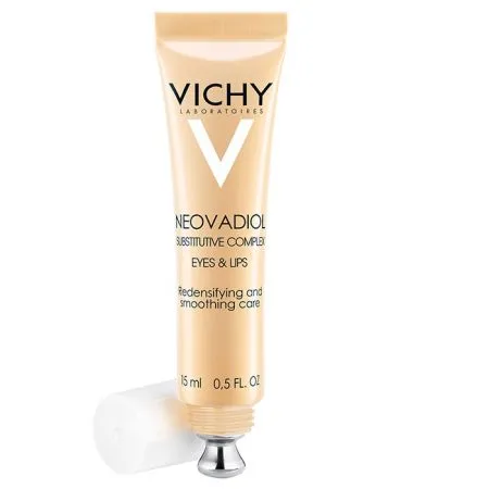 Crema densificatoare pentru ochi si buze in perioada de peri si post menopauza Neovadiol GF, 15 ml, Vichy