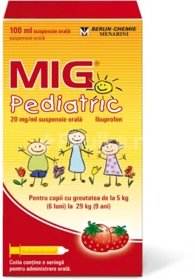 MIG Pediatric Suspensie Orala 20mg/ml x 100ml-Berlin Chemie