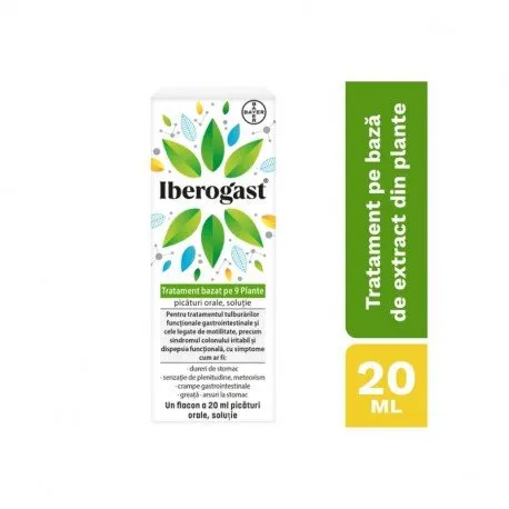 Bayer Iberogast picaturi orale, 20ml