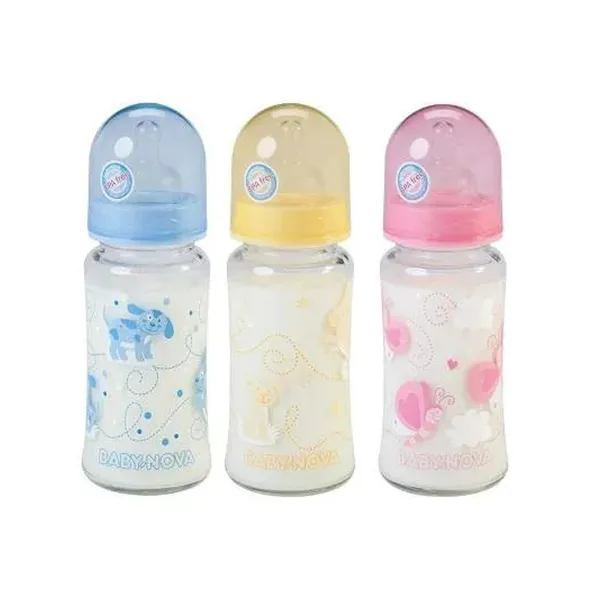 Baby Nova 47010 Biberon PP decor Animalute x 240ml