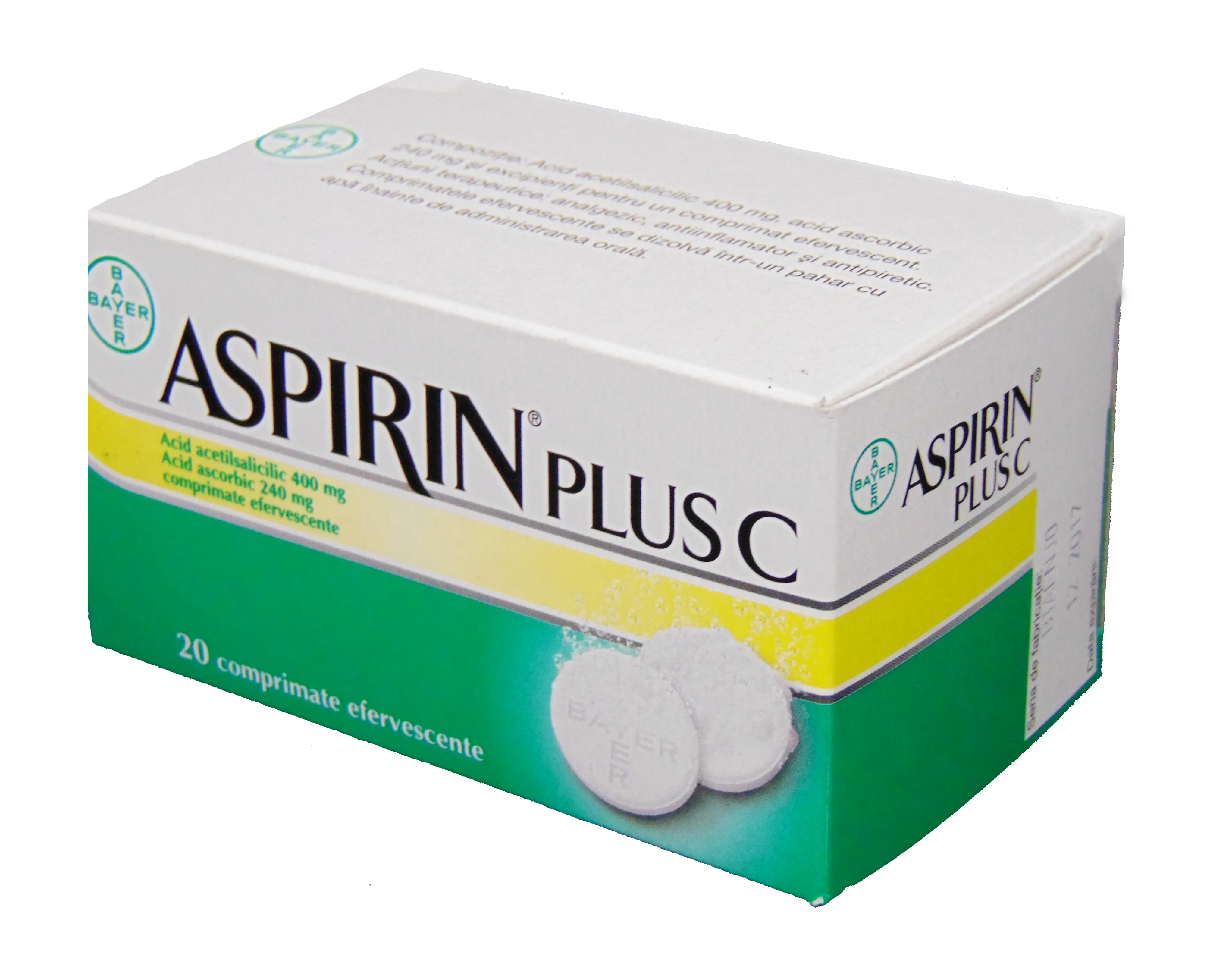 Aspirin Plus C x 20 comprimate efervescente