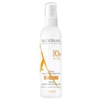 Spray pentru piele sensibila cu SPF 50+, 200 ml, A-Derma Protect