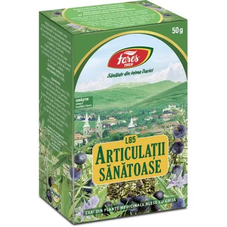 Ceai pentru Articulatii Sanatoase,  L85, 50 g, Fares
