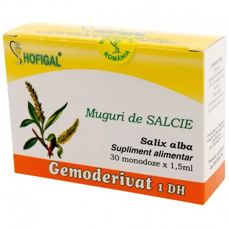 Gemoderivat din muguri de salcie, 30 monodoze, Hofigal