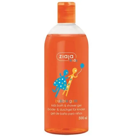 Gel de dus cu aroma de guma pentru copii, 500 ml, Ziaja