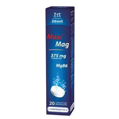 Maximag, 20 comprimate efervescente